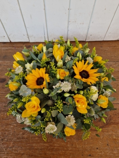 Yellow Funeral Posy