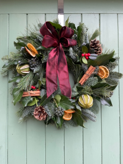 Noel Door Wreath