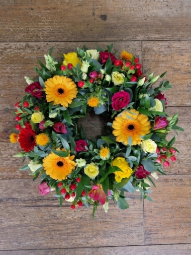 Autumnal Funeral Wreath