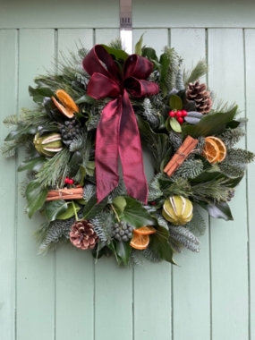 Noel Door Wreath